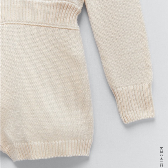 ZARA BNWT Limited Edition Knit Romper Jumpsuit BNWT - Picture 10 of 12
